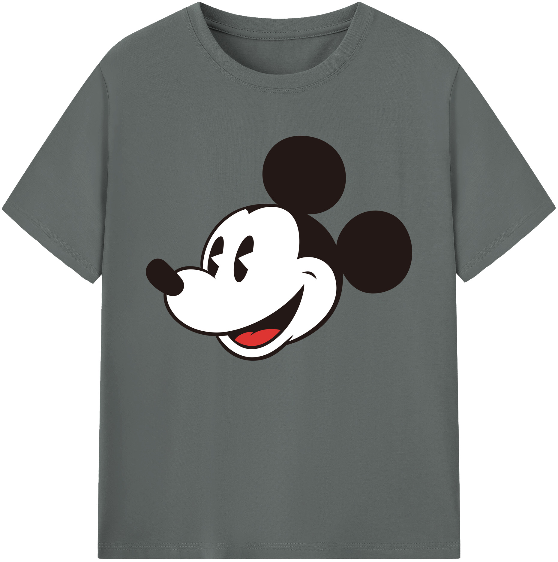 ミッキーマウス Mickey Mouse 綿100％ メンズ半袖Tシャツ｜肌触りやわらか＆通気性